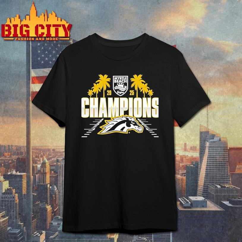 Western Michigan 2025 Myrtle Beach Bowl Champions Shirt Unisex T-shirt, Sweatshirt, Hoodie, Long Sleeve Tee - T-Shirt, Sweatshirt, Hoodie