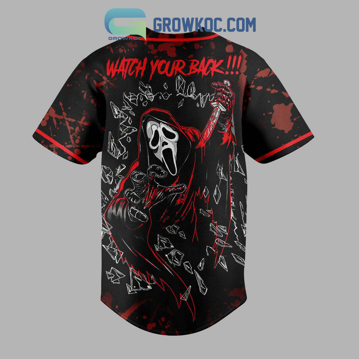 What’s Your Favourite Trick Or Treat Horror Movies Baseball Jersey baseball jersey product view 3