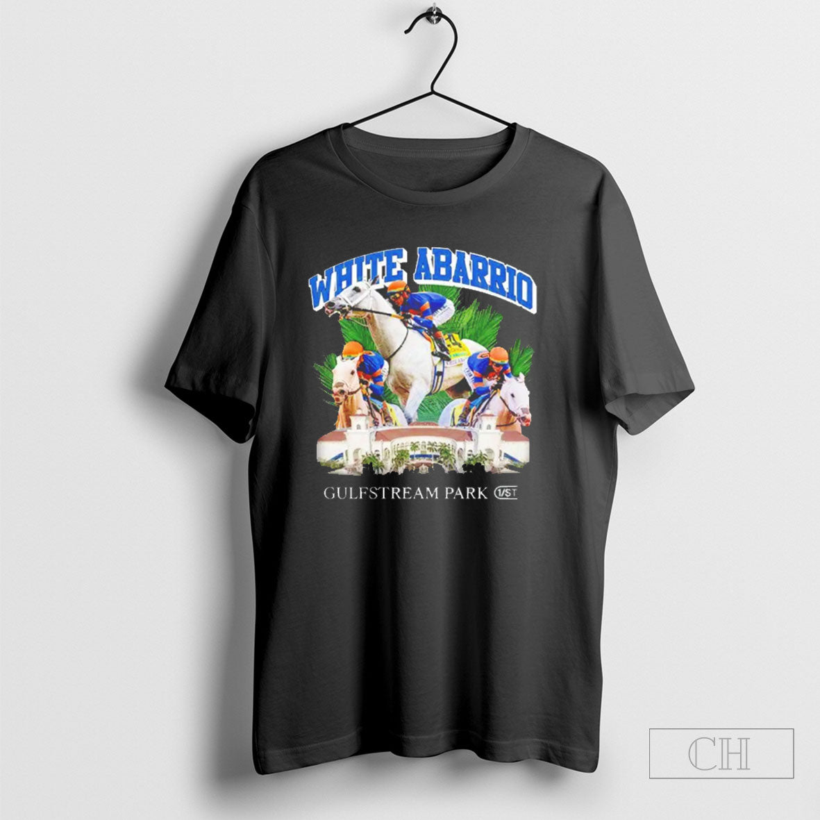 White Abarrio Gulfstream Park Shirt Tee Unisex T-shirt, Sweatshirt, Hoodie, Long Sleeve Tee - T-Shirt, Sweatshirt, Hoodie