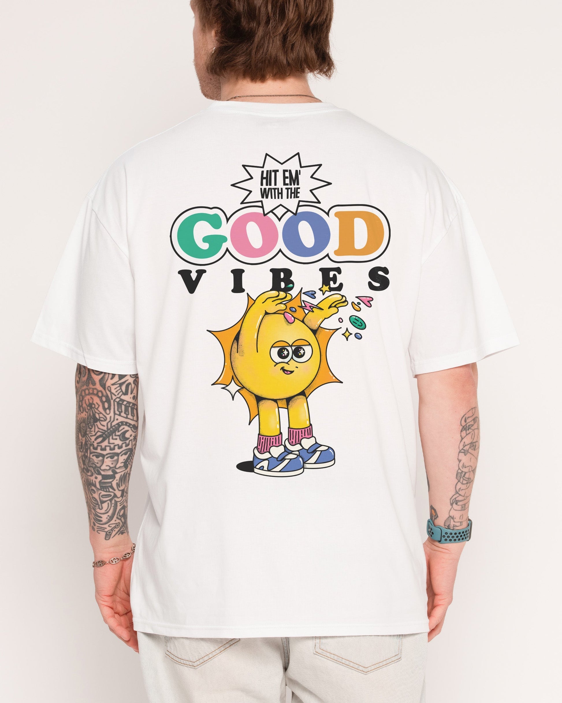 Hit Em' With the Good Vibes T-Shirt Unisex T-shirt, Sweatshirt, Hoodie, Long Sleeve Tee - T-Shirt, Sweatshirt, Hoodie