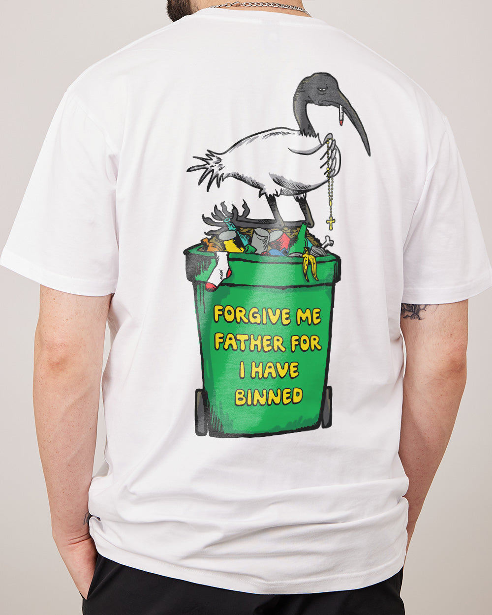 Forgive Me For I Have Binned T-Shirt Unisex T-shirt, Sweatshirt, Hoodie, Long Sleeve Tee - T-Shirt, Sweatshirt, Hoodie