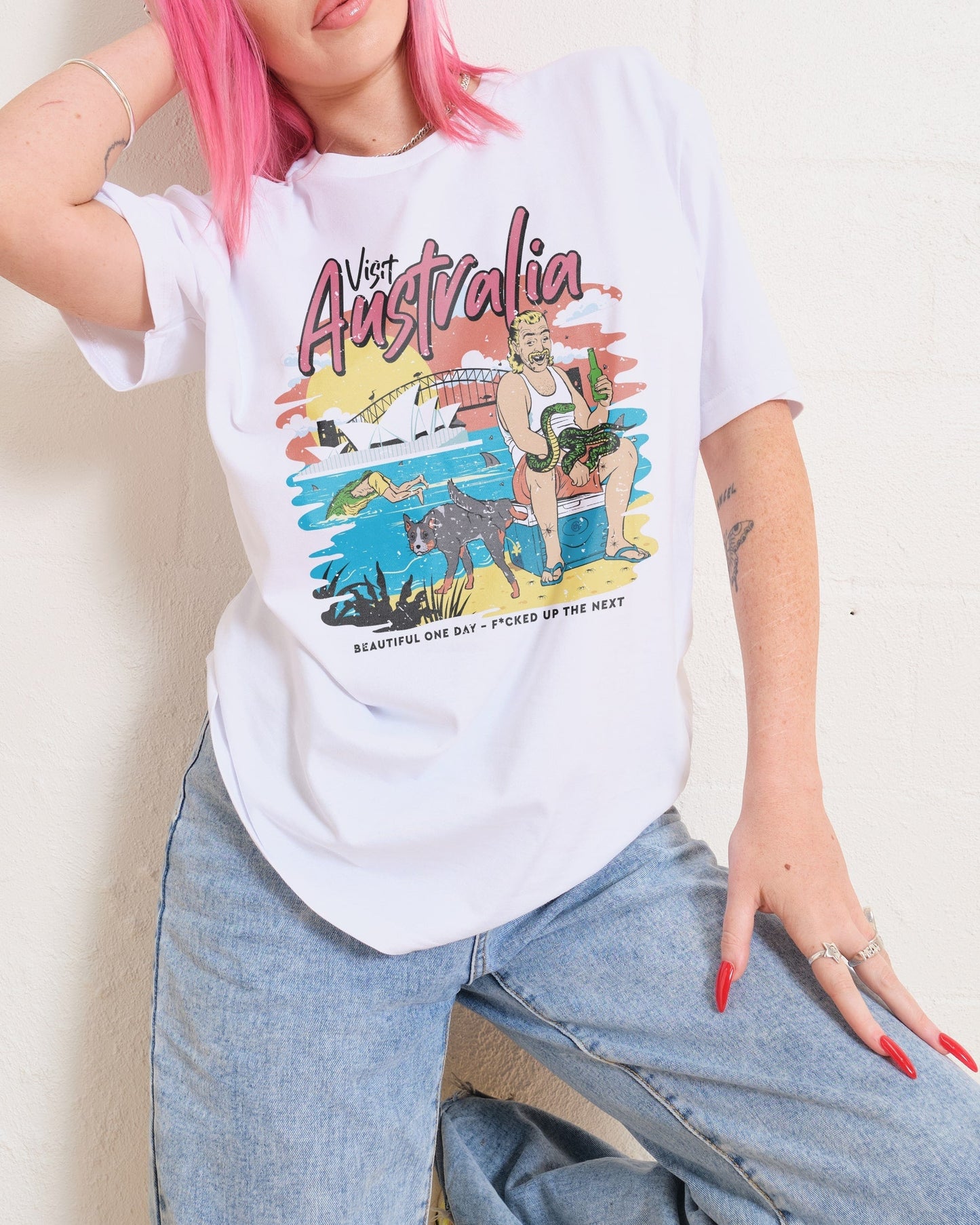 Visit Australia T-Shirt Unisex T-shirt, Sweatshirt, Hoodie, Long Sleeve Tee - T-Shirt, Sweatshirt, Hoodie