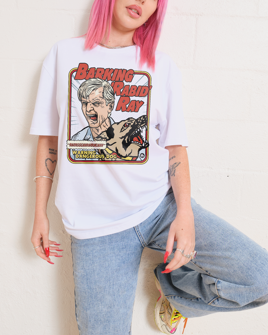 Barking Rabid Ray T-Shirt Unisex T-shirt, Sweatshirt, Hoodie, Long Sleeve Tee - T-Shirt, Sweatshirt, Hoodie