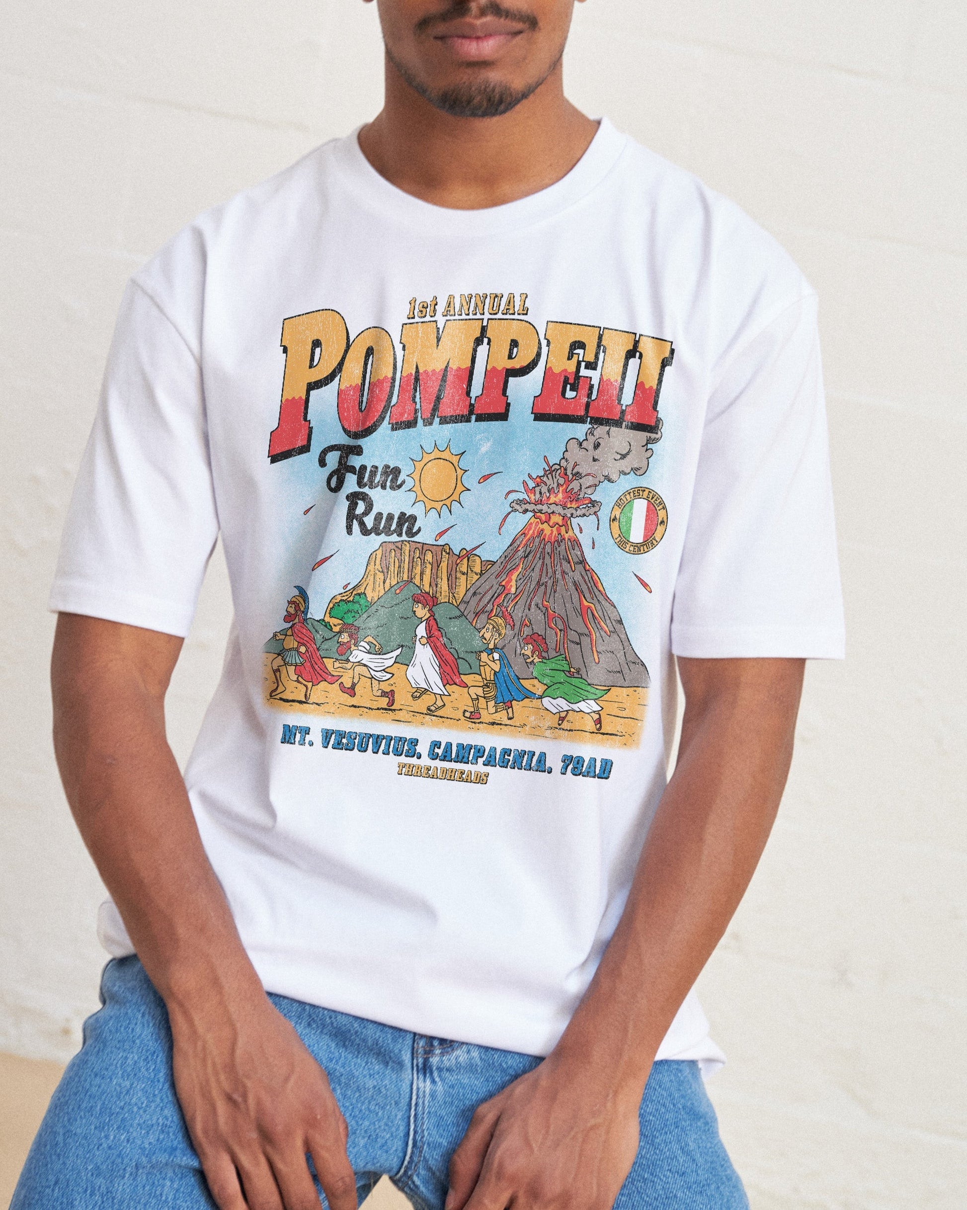 Pompeii Fun Run T-Shirt Unisex T-shirt, Sweatshirt, Hoodie, Long Sleeve Tee - T-Shirt, Sweatshirt, Hoodie