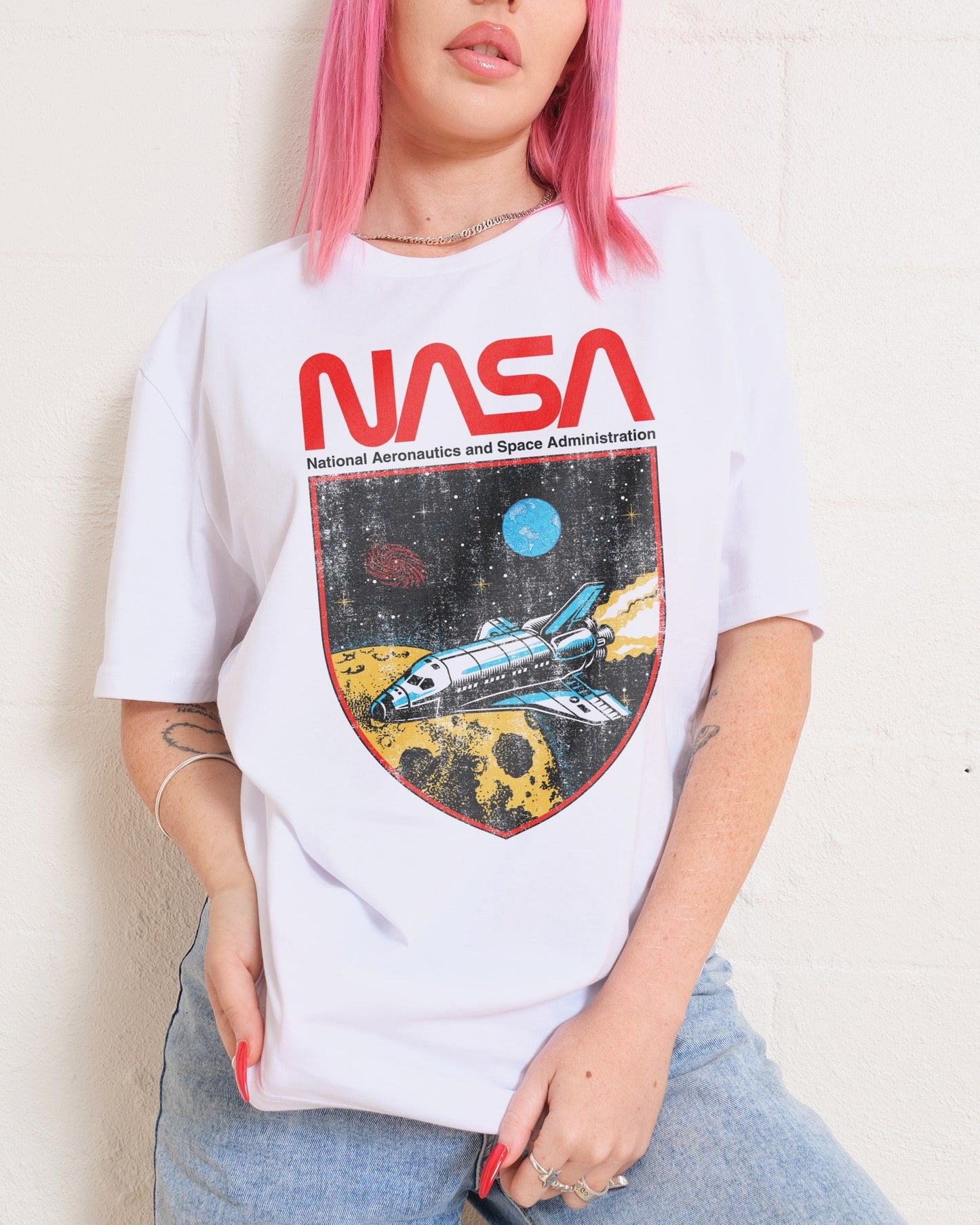 NASA Shield T-Shirt Unisex T-shirt, Sweatshirt, Hoodie, Long Sleeve Tee - T-Shirt, Sweatshirt, Hoodie