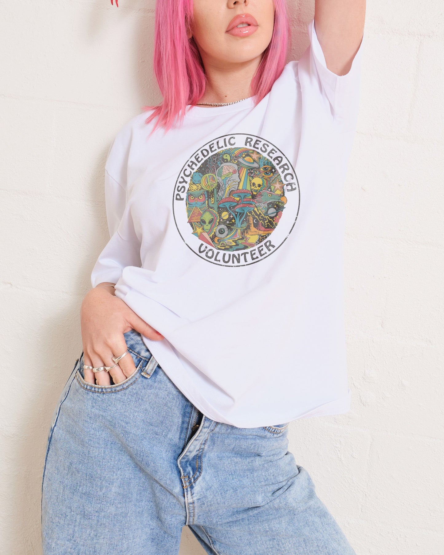 Psychedelic Research Volunteer T-Shirt Unisex T-shirt, Sweatshirt, Hoodie, Long Sleeve Tee - T-Shirt, Sweatshirt, Hoodie
