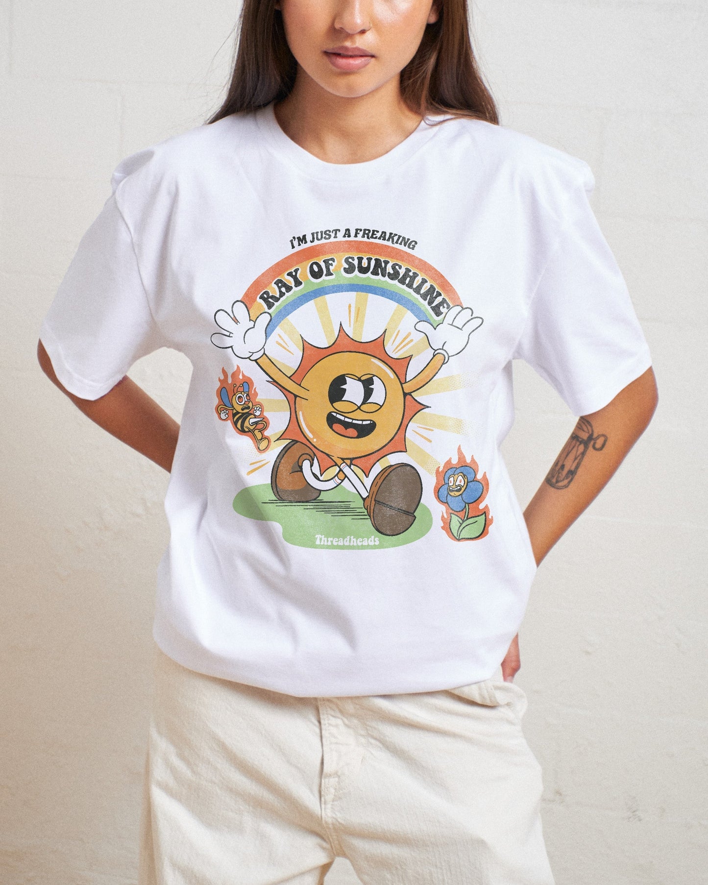 I'm Just a Freaking Ray Of Sunshine T-Shirt Unisex T-shirt, Sweatshirt, Hoodie, Long Sleeve Tee - T-Shirt, Sweatshirt, Hoodie