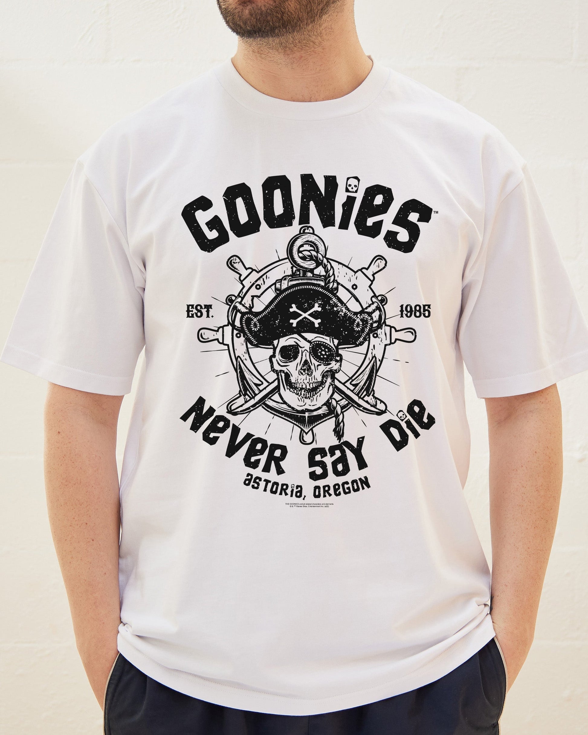 Goonies Never Say Die T-Shirt Unisex T-shirt, Sweatshirt, Hoodie, Long Sleeve Tee - T-Shirt, Sweatshirt, Hoodie