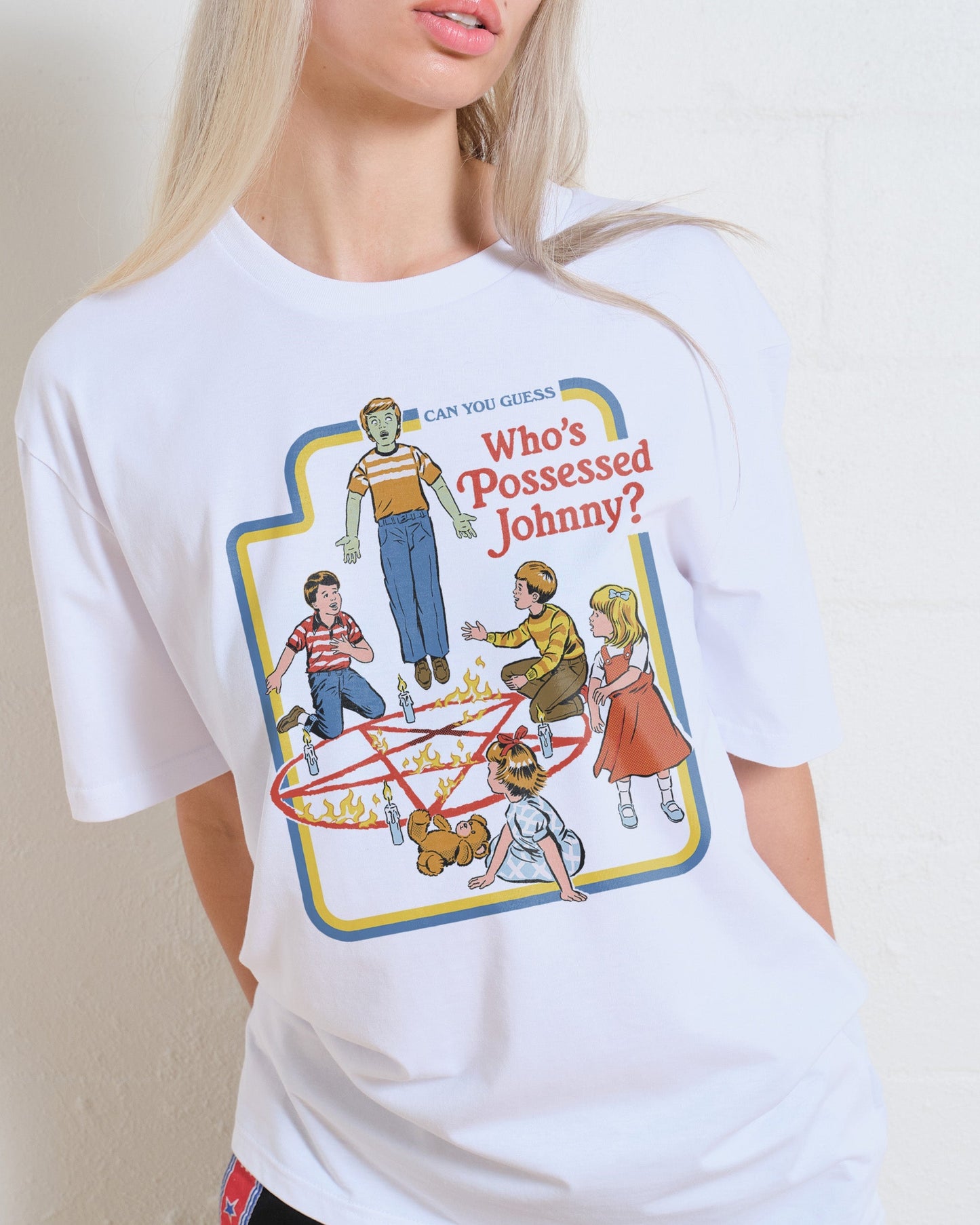 Who's Possessed Johnny? T-Shirt Unisex T-shirt, Sweatshirt, Hoodie, Long Sleeve Tee - T-Shirt, Sweatshirt, Hoodie