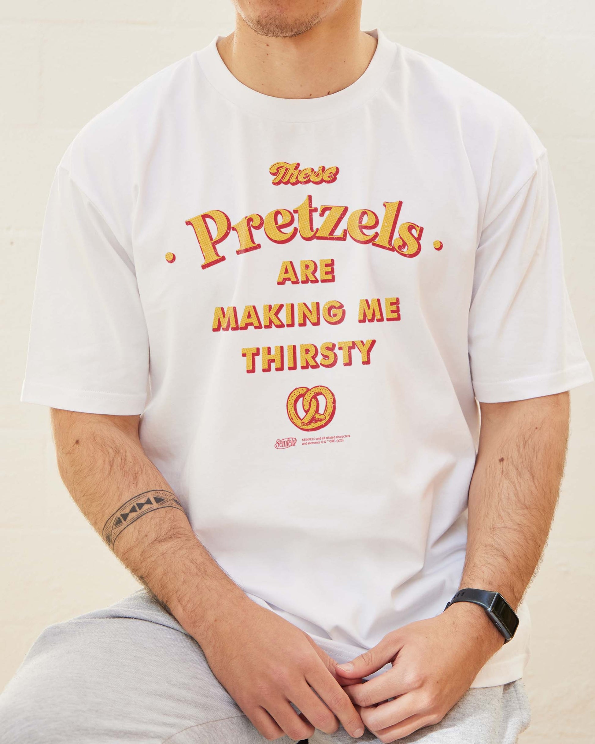 These Pretzels Are Making Me Thirsty T-Shirt Unisex T-shirt, Sweatshirt, Hoodie, Long Sleeve Tee - T-Shirt, Sweatshirt, Hoodie