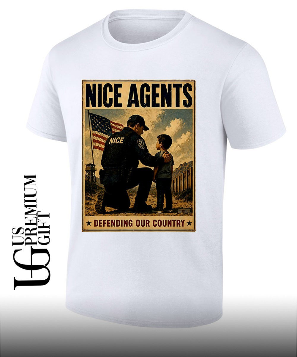 White House Nice Agents Defending Our Country vintage shirt Unisex T-shirt, Sweatshirt, Hoodie, Long Sleeve Tee - T-Shirt, Sweatshirt, Hoodie