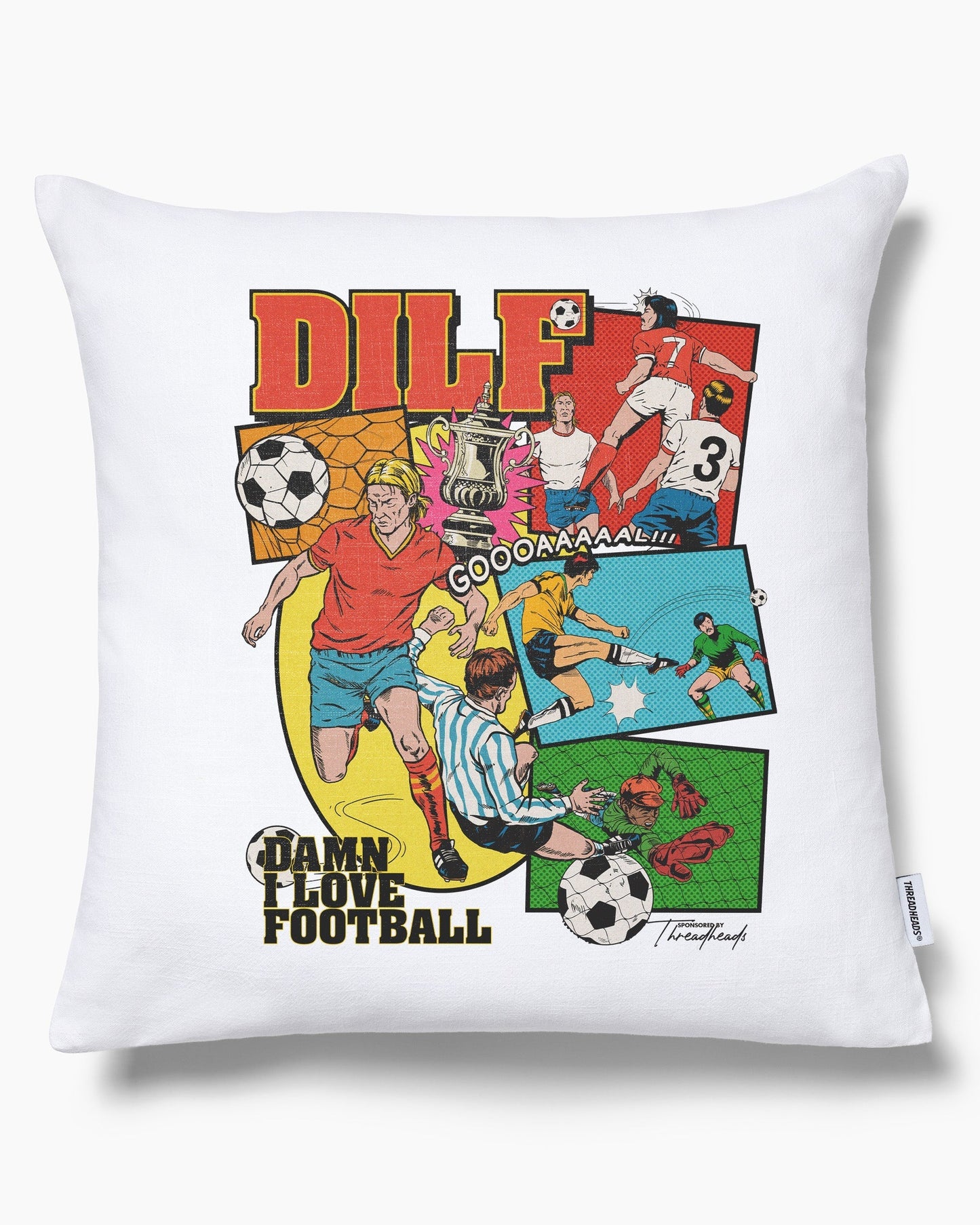 DILF Football Cushion Unisex T-shirt, Sweatshirt, Hoodie, Long Sleeve Tee - T-Shirt, Sweatshirt, Hoodie