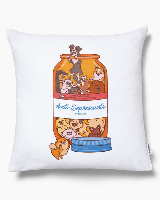 Anti-Depressants Dog Edition Cushion Unisex T-shirt, Sweatshirt, Hoodie, Long Sleeve Tee - T-Shirt, Sweatshirt, Hoodie