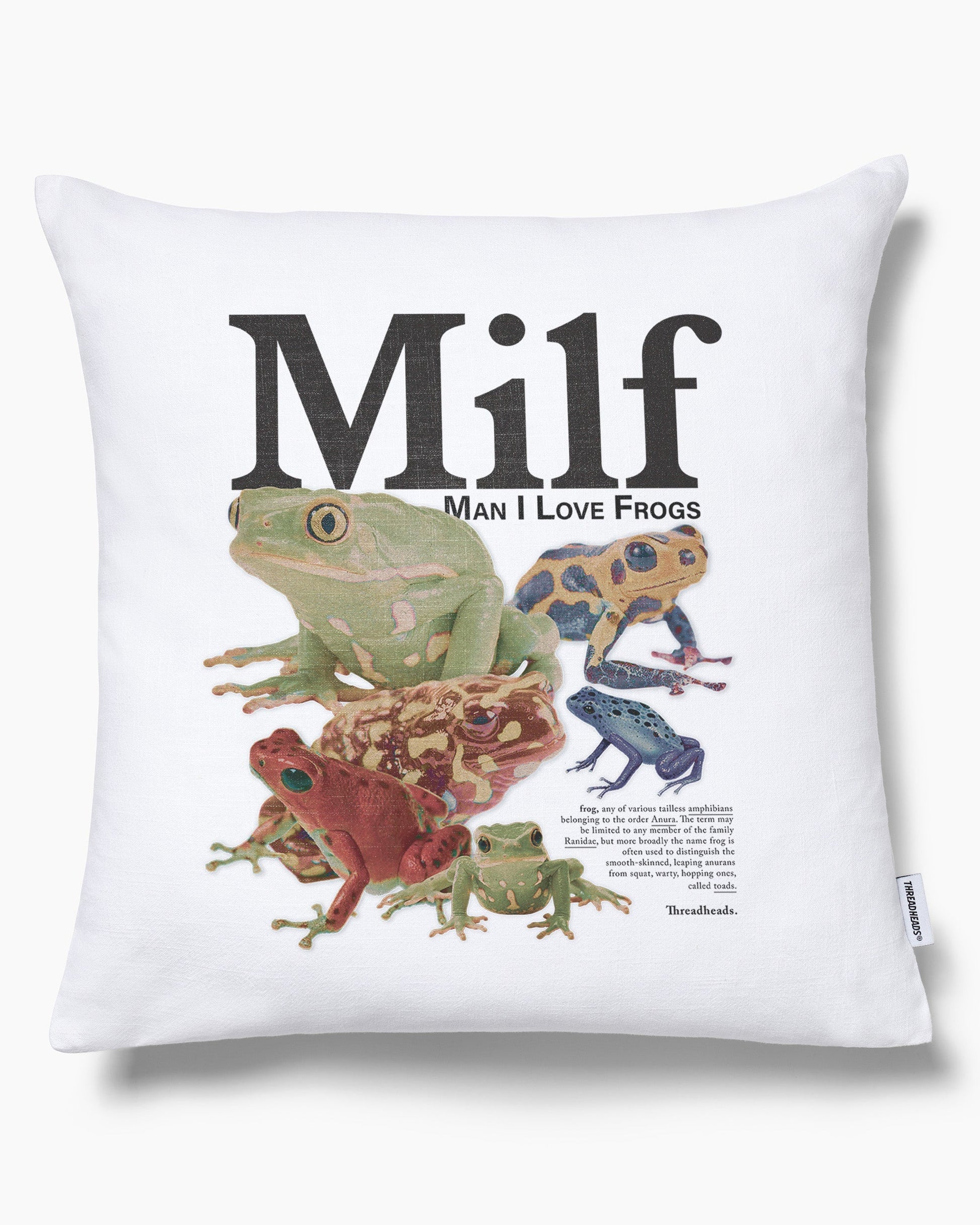 Man I Love Frogs Cushion Unisex T-shirt, Sweatshirt, Hoodie, Long Sleeve Tee - T-Shirt, Sweatshirt, Hoodie