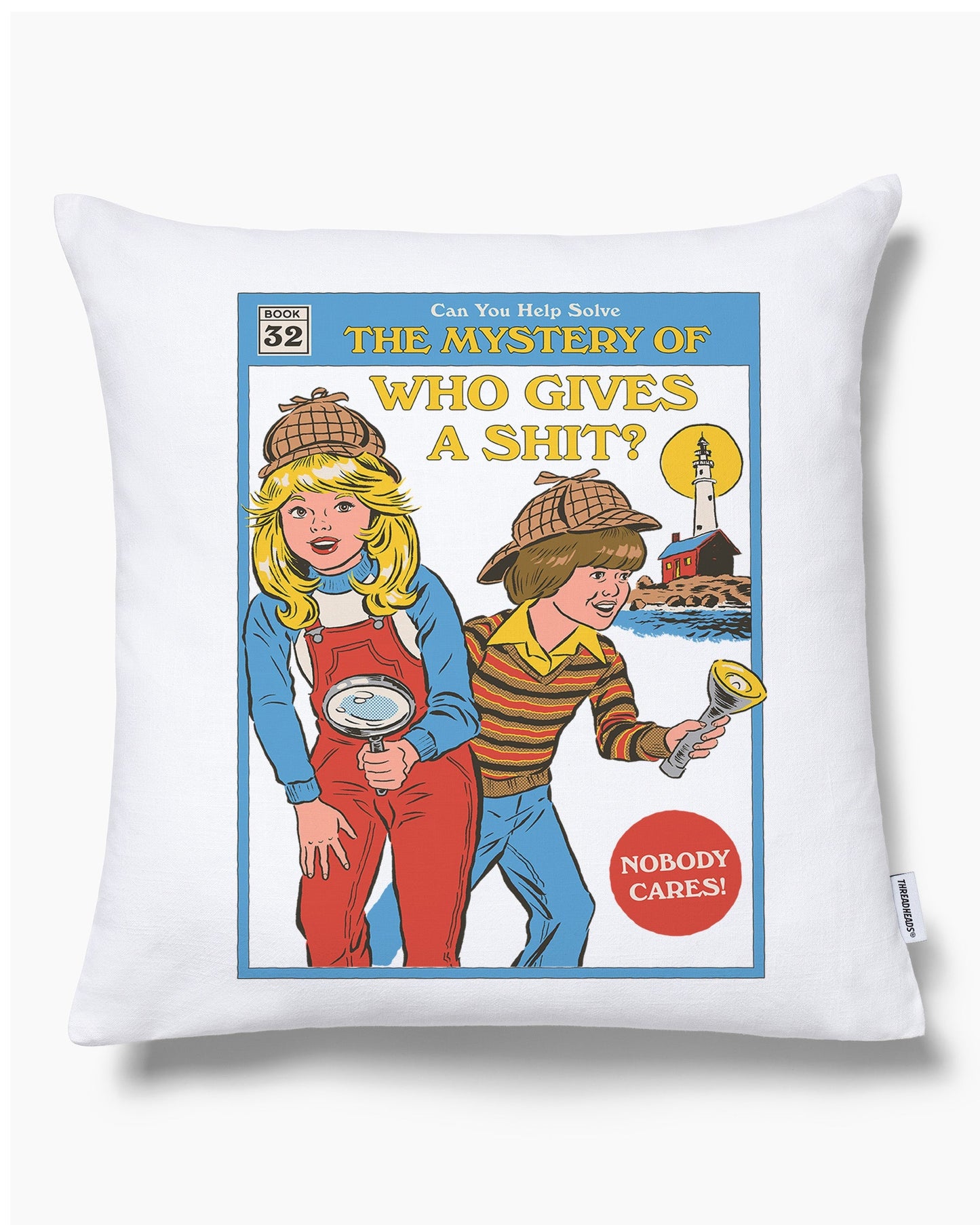 The Mystery of Who Gives a Sh-t Cushion Unisex T-shirt, Sweatshirt, Hoodie, Long Sleeve Tee - T-Shirt, Sweatshirt, Hoodie