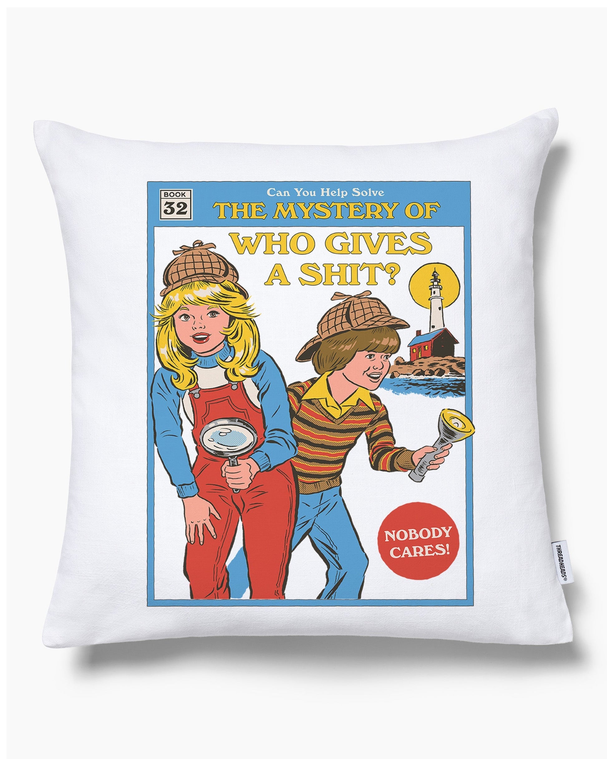 The Mystery of Who Gives a Sh-t Cushion Unisex T-shirt, Sweatshirt, Hoodie, Long Sleeve Tee - T-Shirt, Sweatshirt, Hoodie
