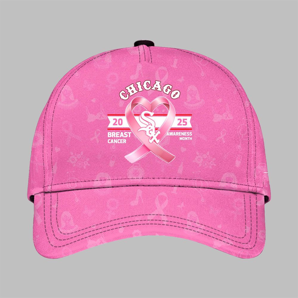White Sox 2025 Breast Cancer Awareness Month Jersey - Grishko.com baseball jersey product view 2