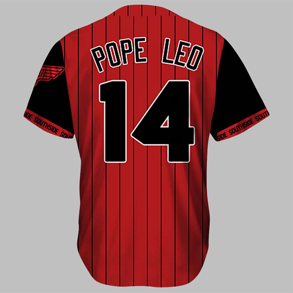 White Sox Pope Leo XIV City Connect 2025 Baseball Jersey baseball jersey product view 3