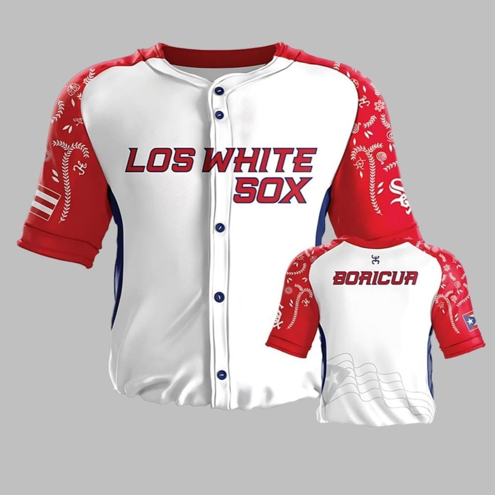 White Sox Puerto Rican Jersey Giveaway 2025 baseball jersey product view 1