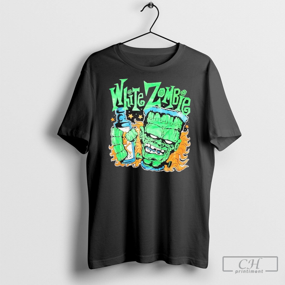 White Zombie Frank N Booze Shirts Unisex T-shirt, Sweatshirt, Hoodie, Long Sleeve Tee - T-Shirt, Sweatshirt, Hoodie