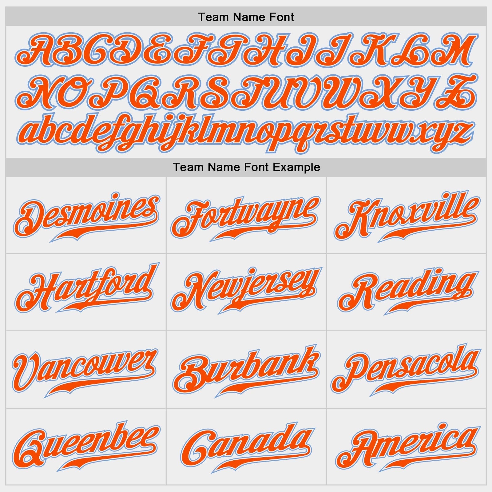 Custom White Powder Blue-Orange Authentic Baseball Jersey baseball jersey product view 4