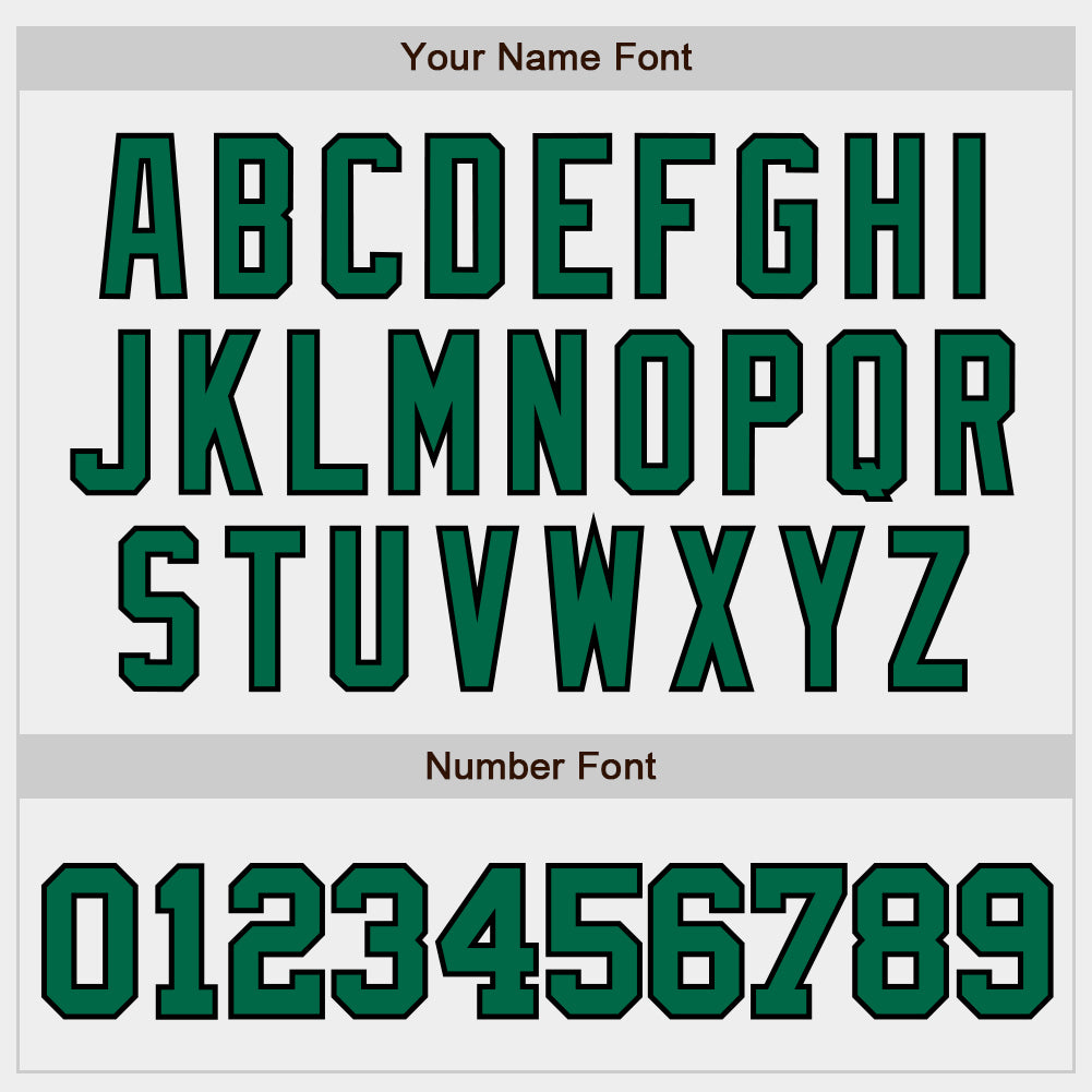 Custom White Kelly Green-Black Authentic Baseball Jersey baseball jersey product view 5