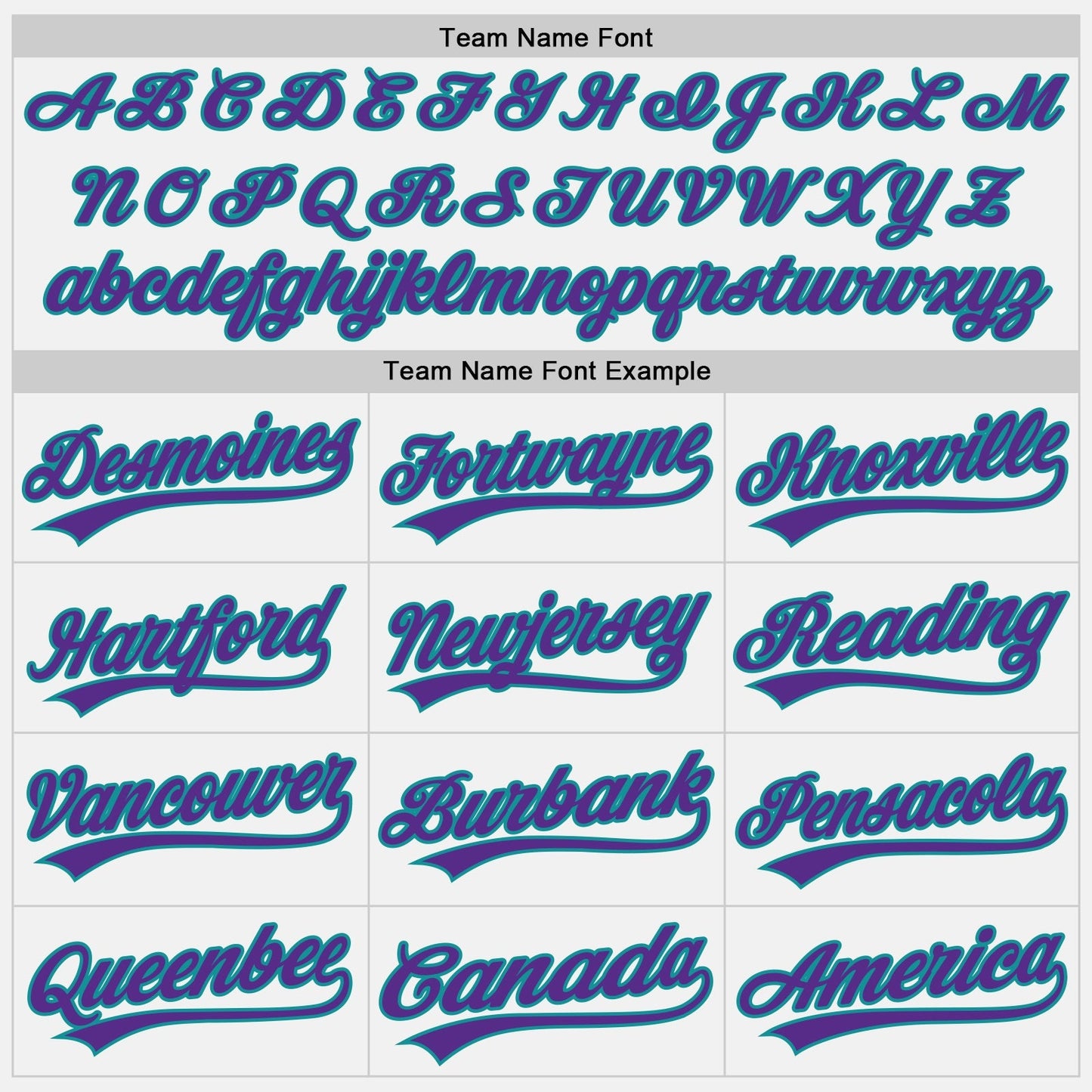 Custom White Purple Pinstripe Teal Authentic Baseball Jersey baseball jersey product view 4