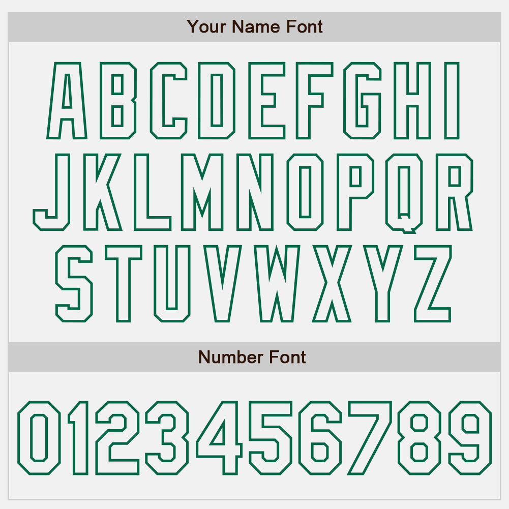 Custom White Kelly Green Authentic Baseball Jersey baseball jersey product view 5