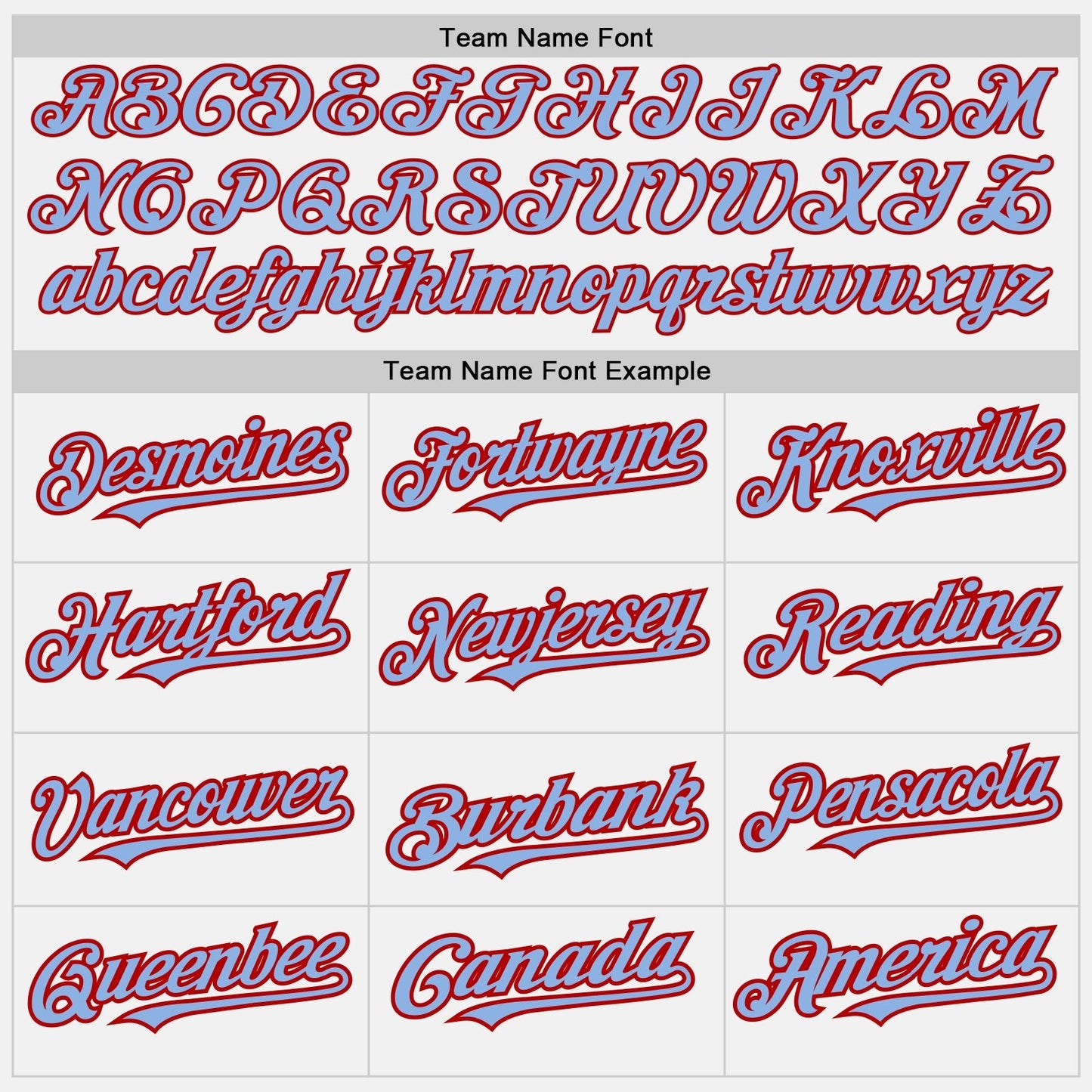 Custom White (Red Light Blue Pinstripe) Light Blue-Red Authentic Baseball Jersey baseball jersey product view 4