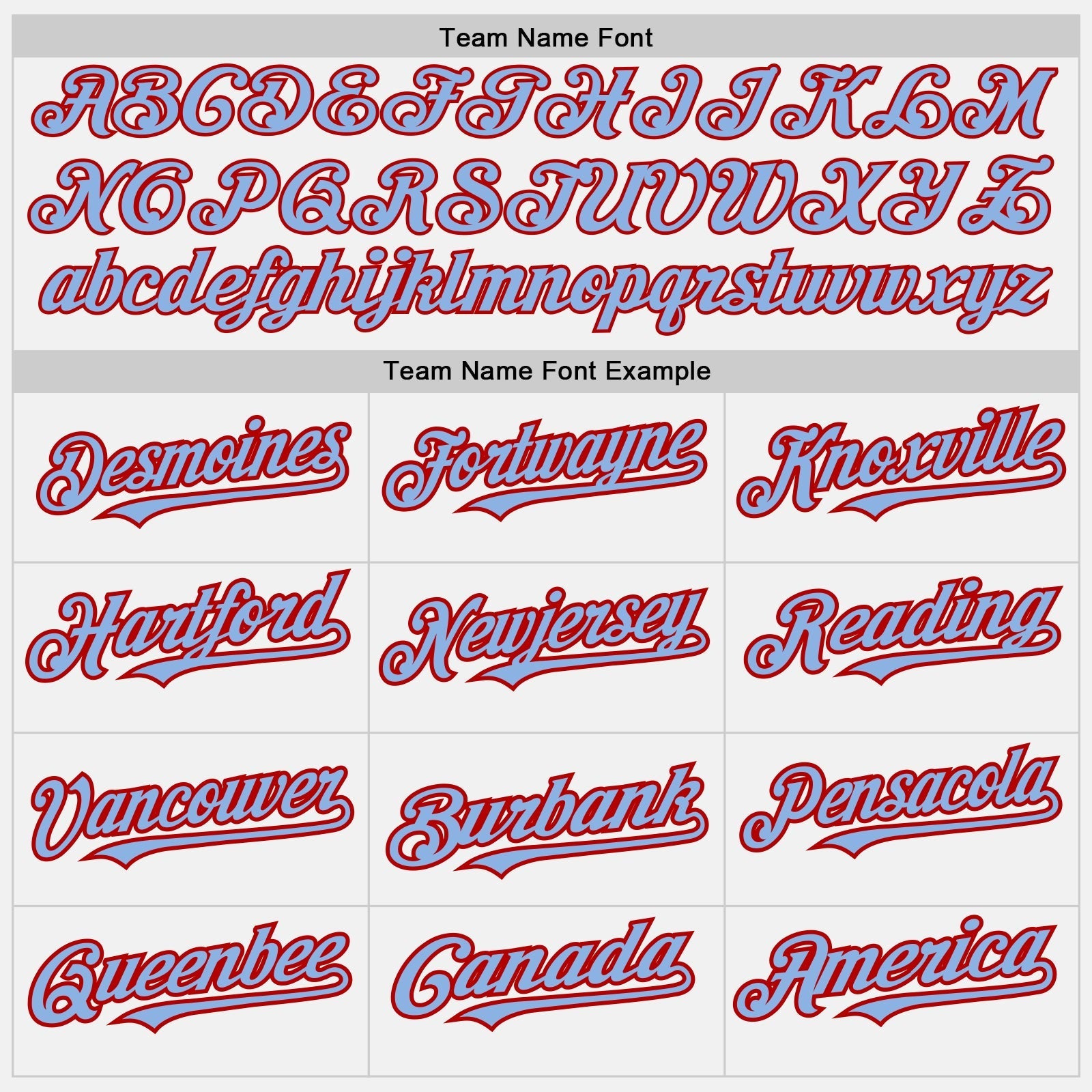 Custom White (Red Light Blue Pinstripe) Light Blue-Red Authentic Baseball Jersey baseball jersey product view 4