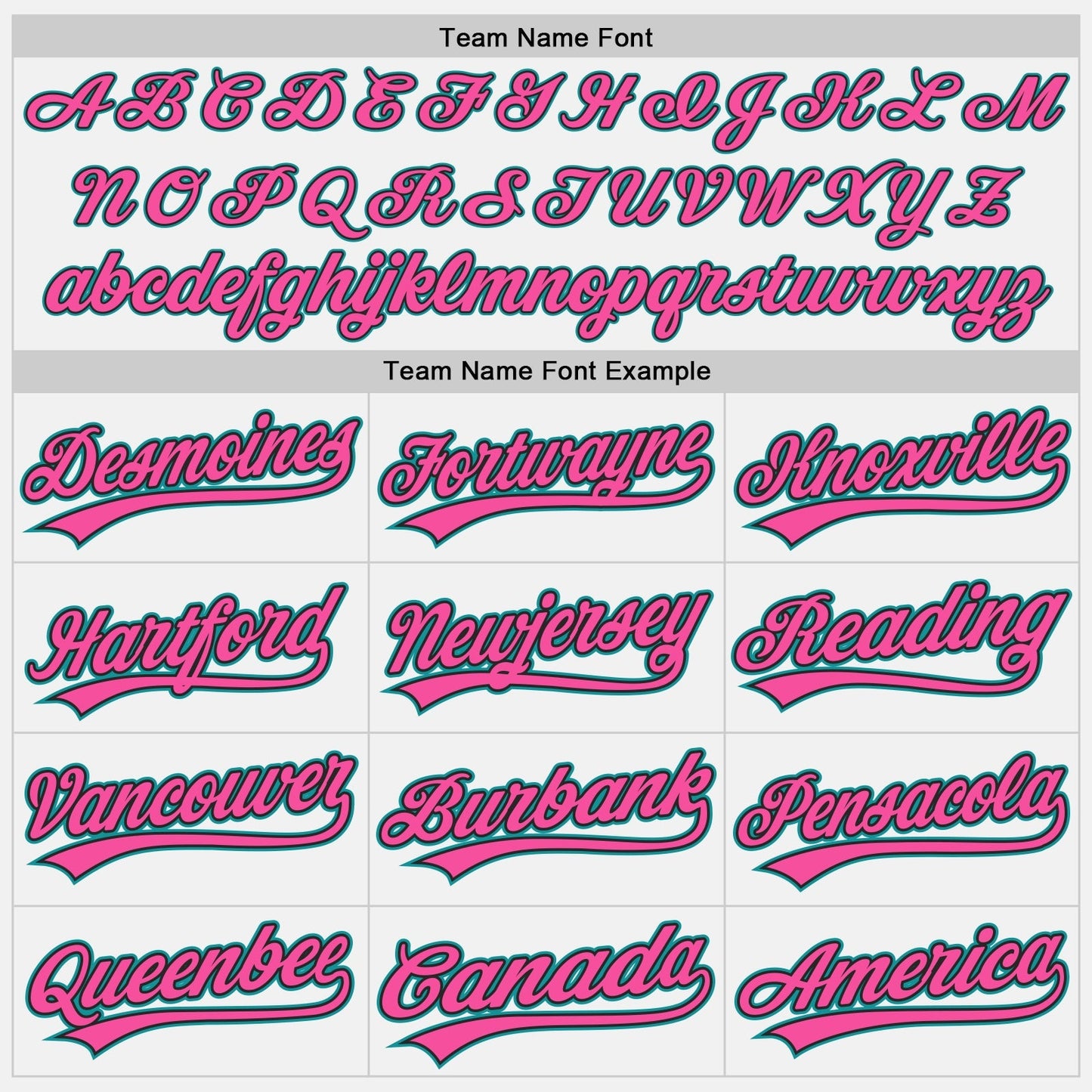 Custom White Teal Black-Pink Authentic Baseball Jersey baseball jersey product view 4