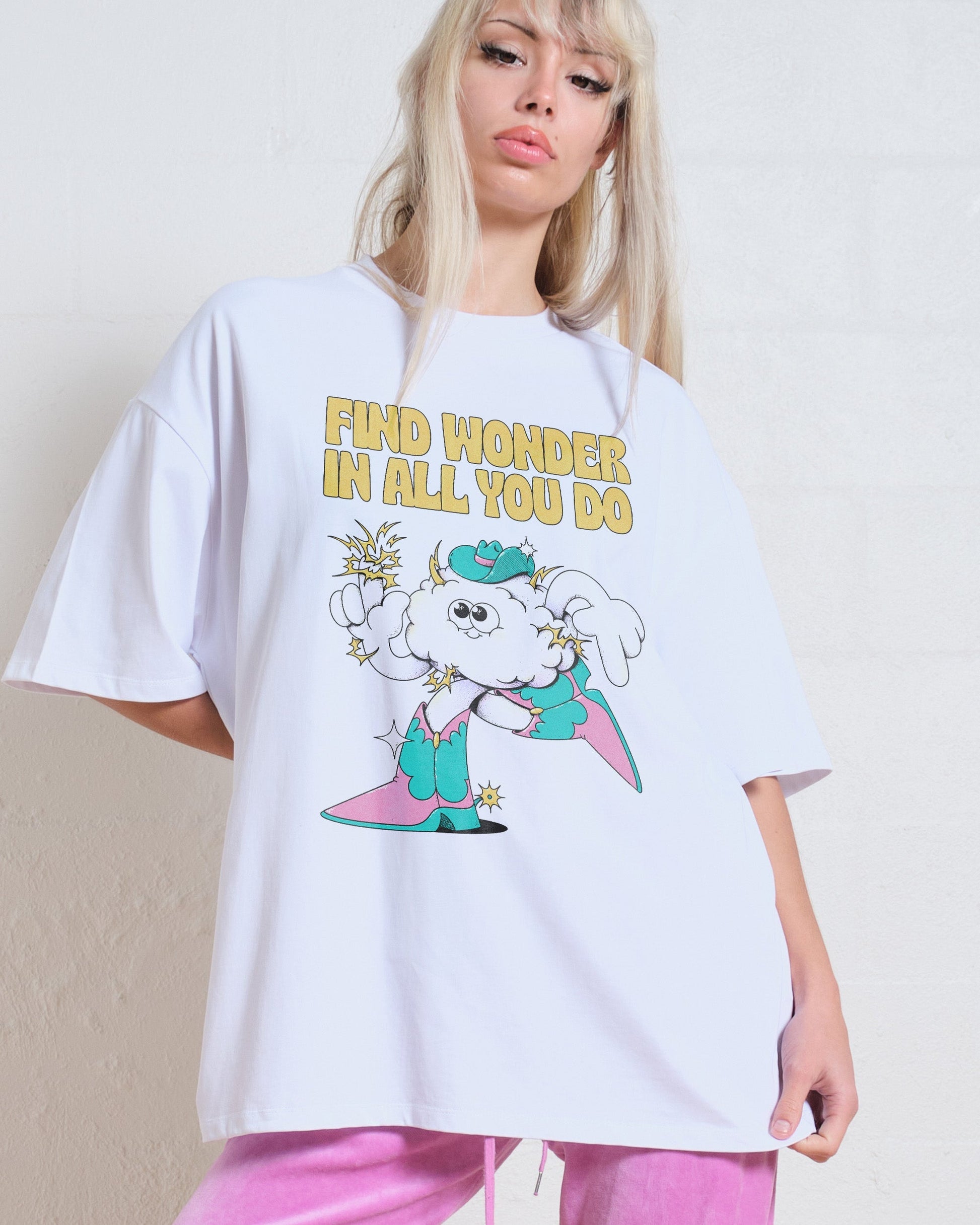 Find Wonder Oversized Tee Unisex T-shirt, Sweatshirt, Hoodie, Long Sleeve Tee - T-Shirt, Sweatshirt, Hoodie
