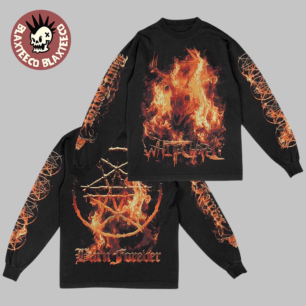 Whitechapel Europe Tour 2026 Merch Hymns In Dissonance Burn Forever Longsleeve T-Shirt Unisex T-shirt, Sweatshirt, Hoodie, Long Sleeve Tee - T-Shirt, Sweatshirt, Hoodie
