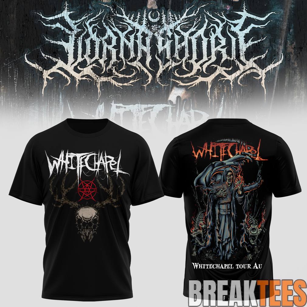 Whitechapel Tour 2026 Shirt Unisex T-shirt, Sweatshirt, Hoodie, Long Sleeve Tee - T-Shirt, Sweatshirt, Hoodie