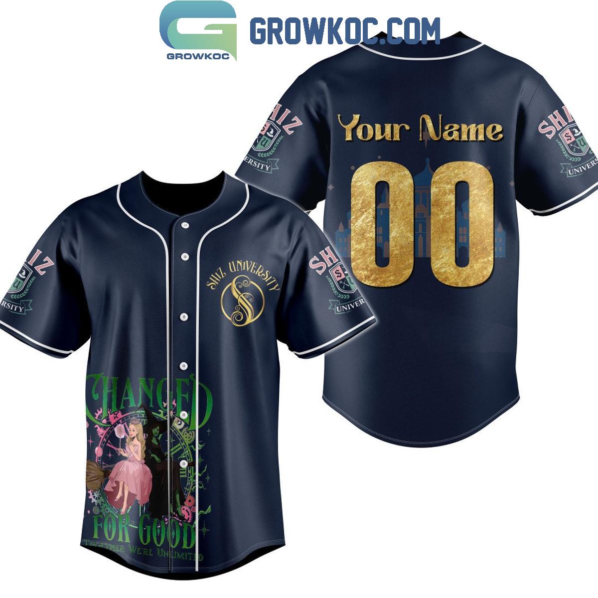 Wicked Change For Good 2024 Memories Personalized Baseball Jersey baseball jersey product view 1