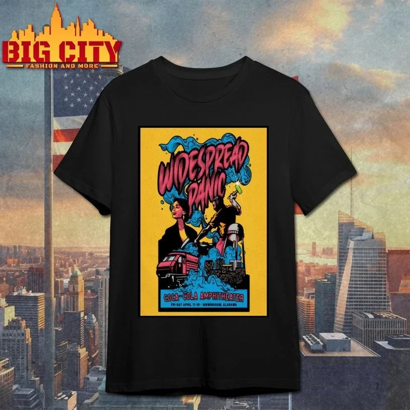 Widespread Panic 4-17 4-18-2026 Birmingham AL Poster shirt Unisex T-shirt, Sweatshirt, Hoodie, Long Sleeve Tee - T-Shirt, Sweatshirt, Hoodie