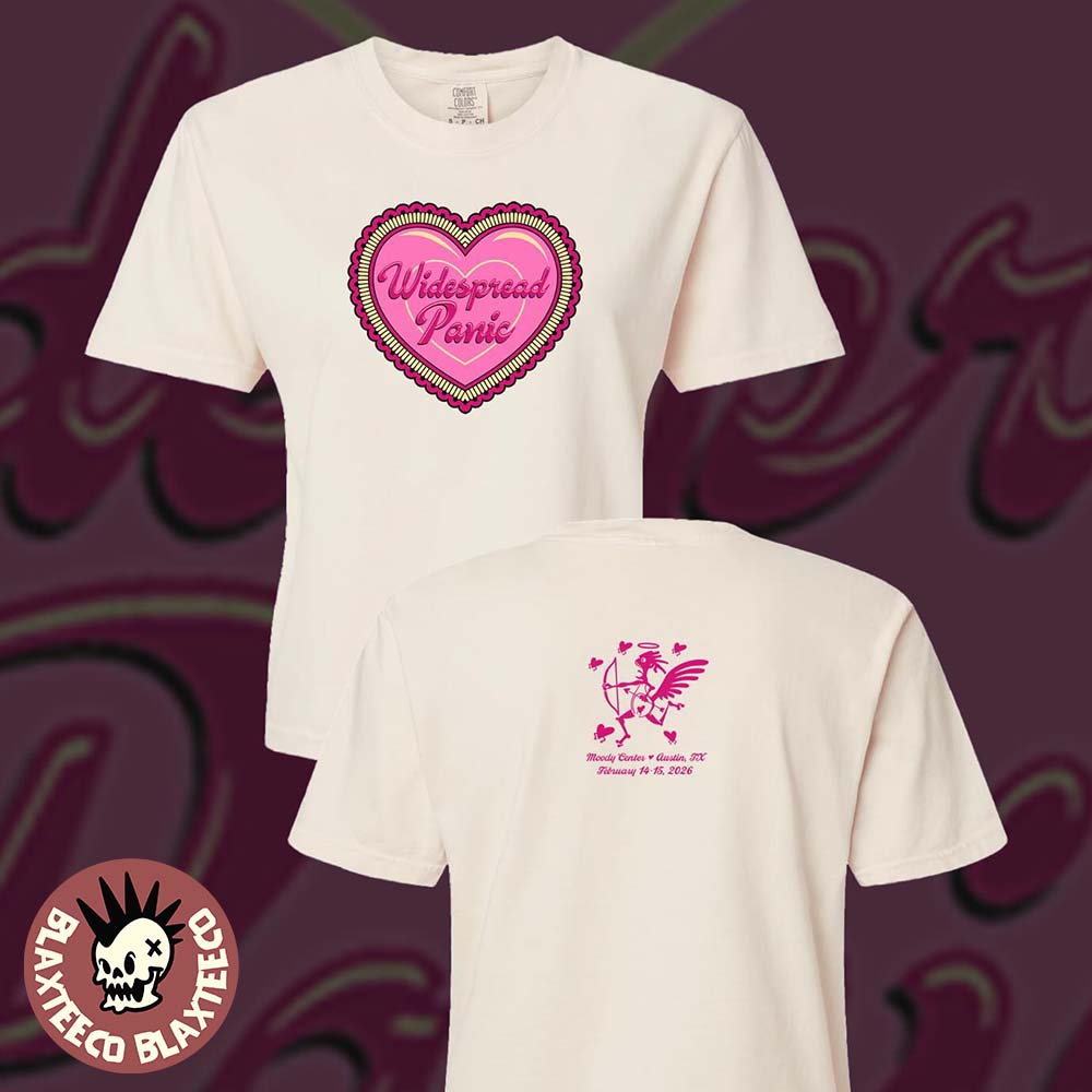 Widespread Panic Austin Texas 2026 Merch Tee At Moody Center On February 14 And 15 2026 I Love WSP T-Shirt - T-Shirt, Sweatshirt, Hoodie