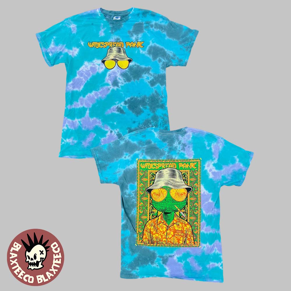 Widespread Panic Las Vegas NV 2026 Merch Tee On May 8 9 10 2026 The Gecko Tie Dye T-Shirt Unisex T-shirt, Sweatshirt, Hoodie, Long Sleeve Tee - T-Shirt, Sweatshirt, Hoodie