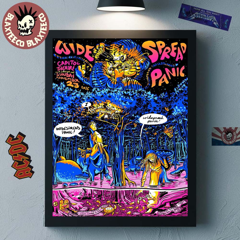 Widespread Panic Port Chester New York 2025 Event Triptych Poster At The Capitol Theatre On November 21 22 23 2025 Home Decor Poster Canvas - T-Shirt, Sweatshirt, Hoodie
