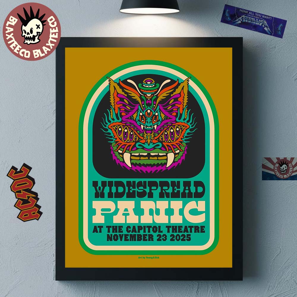 Widespread Panic Port Chester New York 2025 Night 3 Event Poster At The Capitol Theatre On November 23 2025 Poster Canvas - T-Shirt, Sweatshirt, Hoodie