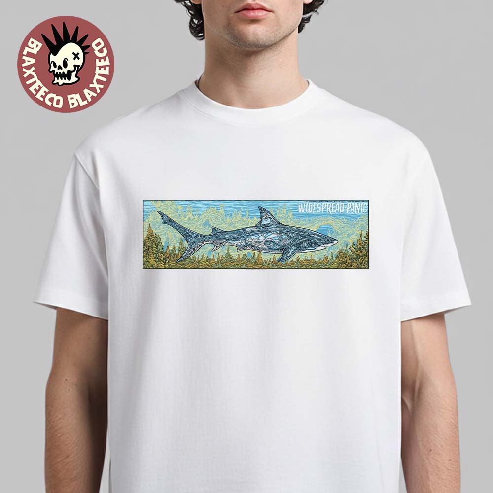 Widespread Panic St Augustine Florida 2026 Event Merch Poster At St Augustine Amphitheatre On March 20-22 2026 The Shark Art T-Shirt - T-Shirt, Sweatshirt, Hoodie