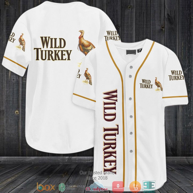 BEST Wild Turkey Baseball Jersey baseball jersey product view 1