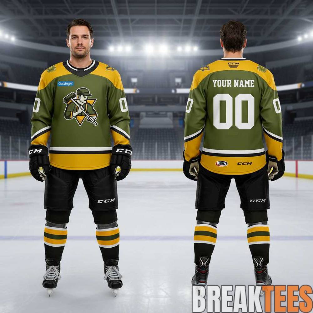 WilkesBarreScranton Penguins Steamtown Gandy Dancers Hockey Jersey hockey jersey product view 2