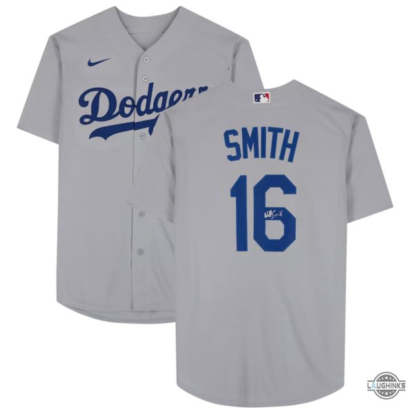 Will Smith Dodgers Baseball Jersey Shirt Replica Cheap baseball jersey product view 1
