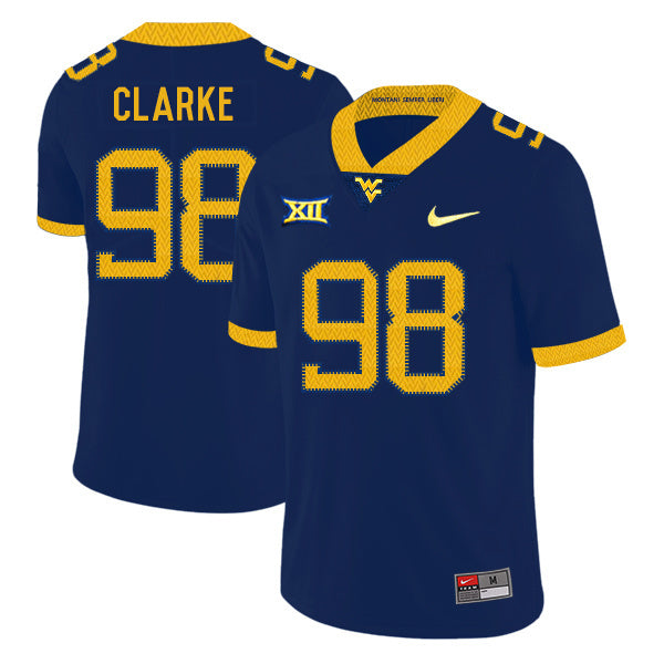 Will Clarke 98 Navy College Football Jersey football jersey product view 1