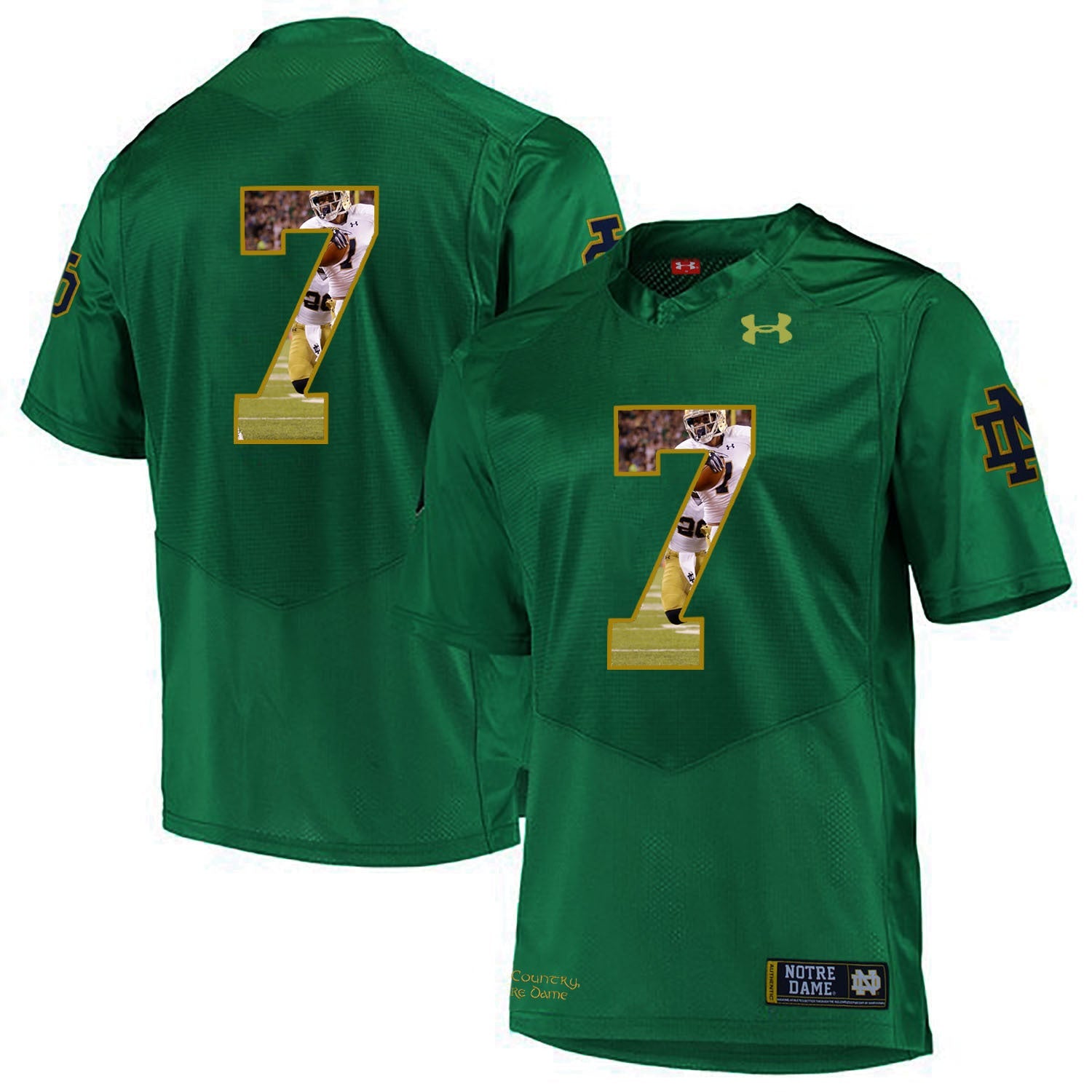 Will Fuller V 7 Bright Green College Football Jersey football jersey product view 1