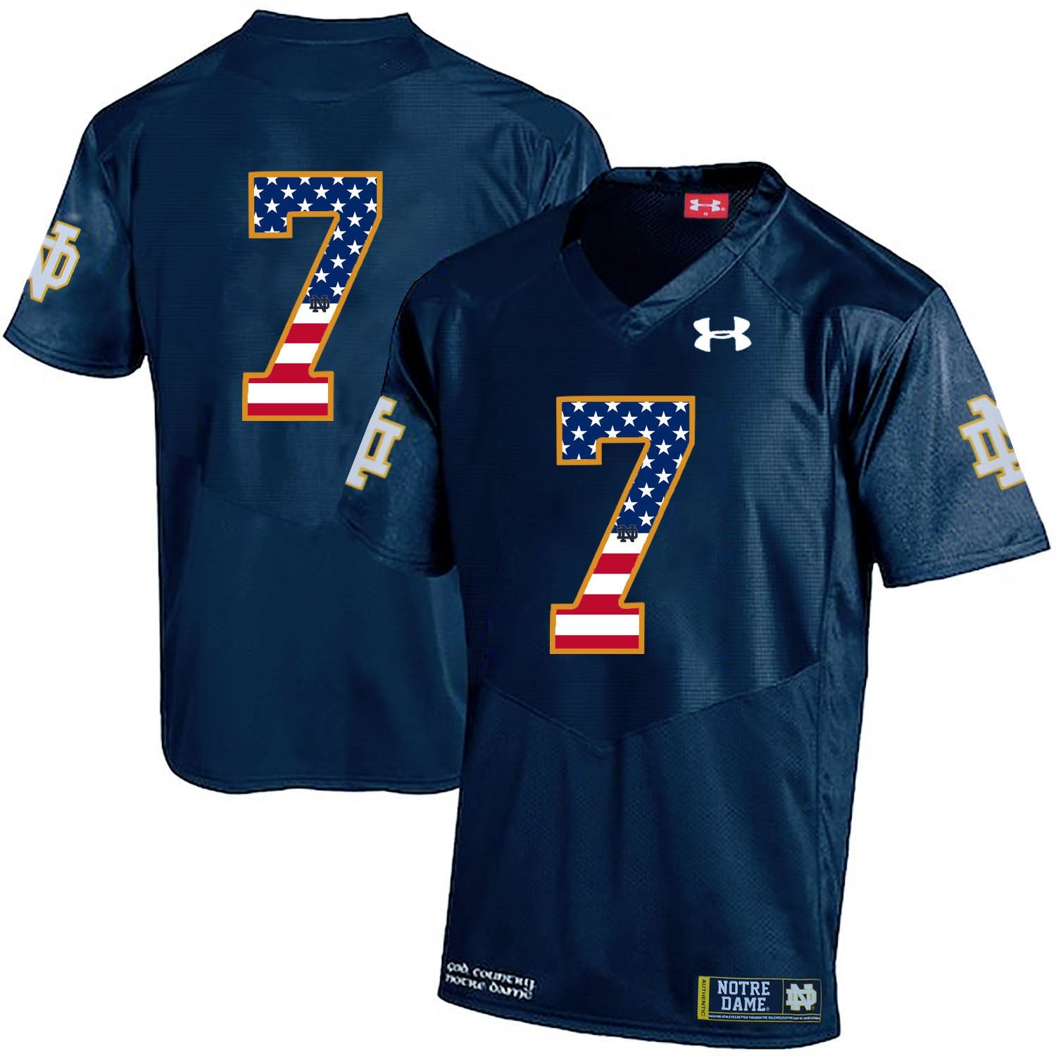 Will Fuller V 7 Navy .1jpg College Football Jersey football jersey product view 1