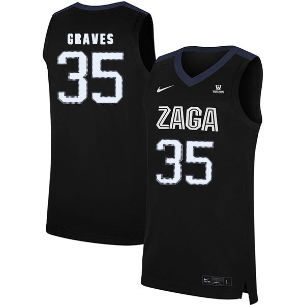 Will Graves 35 Black College Football Jersey football jersey product view 1