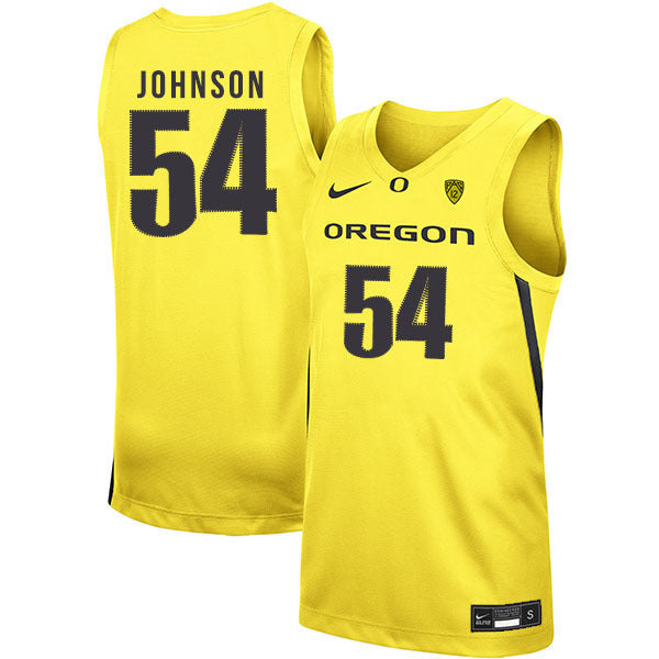 Will Johnson 54 Yellow College Football Jersey football jersey product view 1