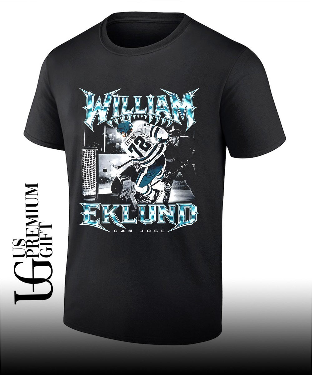 William Eklund San Jose Sharks Goal Of The Year signature graphic shirt Unisex T-shirt, Sweatshirt, Hoodie, Long Sleeve Tee - T-Shirt, Sweatshirt, Hoodie